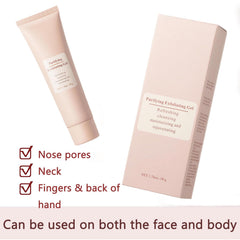Face glow after using Haigou Purifying Exfoliating Gel