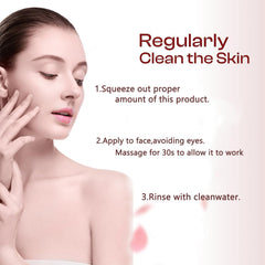 Hand applying Haigou gel demonstrates easy daily use and light lather