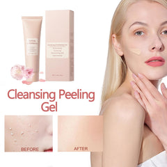 Lather forming with Haigou exfoliating gel shows cleansing action