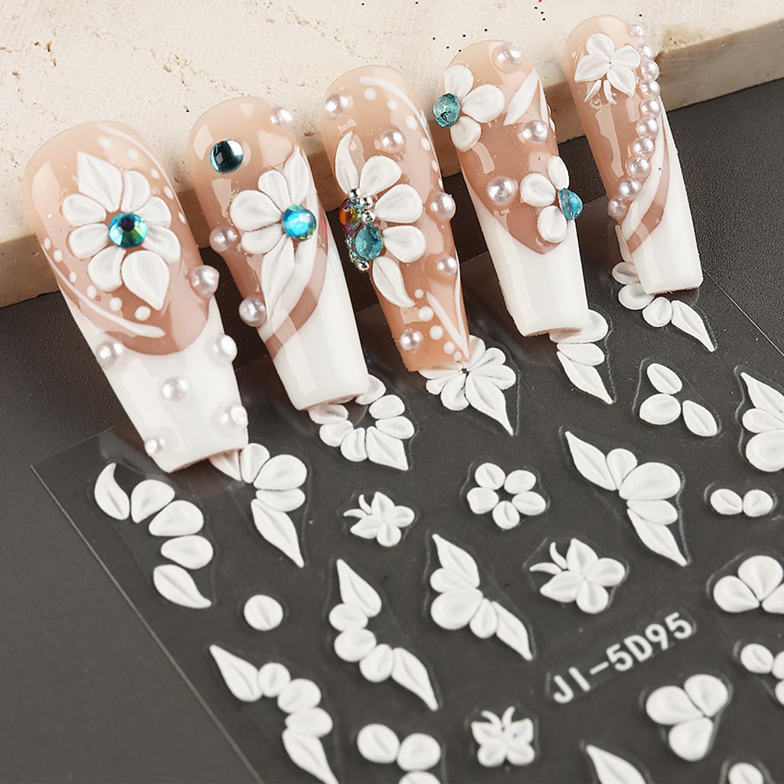 Haiidoak chip-resistant decals for durable manicure finish