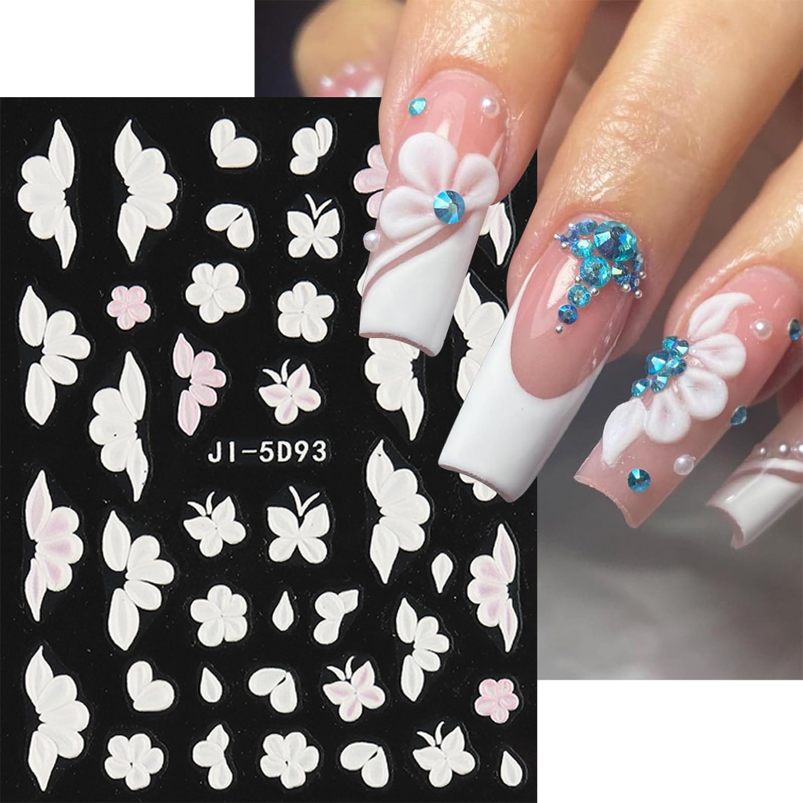 Haiidoak DIY manicure setup with 5D decals