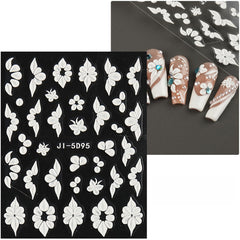 Haiidoak floral nail art stickers for seasonal trends