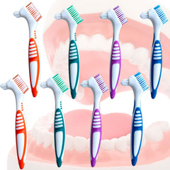 Haikole 8PACK denture cleaning brushes set – front view