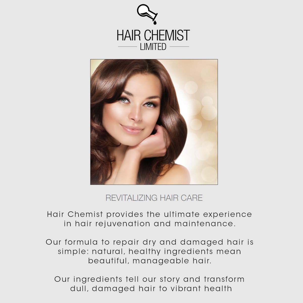 Hair Chemist Apple Cider Vinegar Scalp Stimulator shown as suitable for all hair types