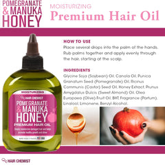 Hair Chemist bottle with dropper shows simple daily use