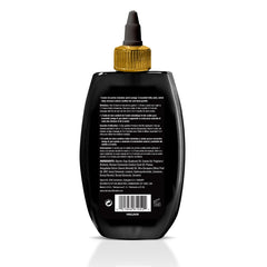 Hair Chemist Growth and Thickness beard application scene with oil dropper for moisturized facial hair.