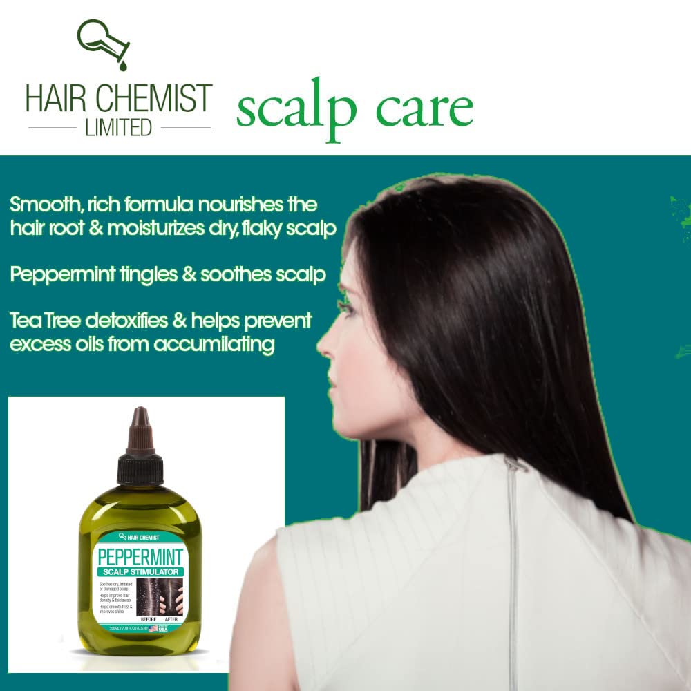 Hair Chemist Peppermint Scalp Stimulator easy dispense action for targeted application