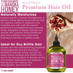 Hair Chemist pomegranate extract close-up emphasizes antioxidant-rich scalp refresh