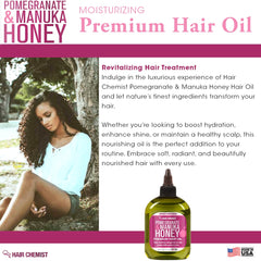 Hair Chemist scalp and hair glow after application