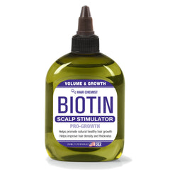 Hair Chemist bottle pour showing easy daily scalp application for fullness.