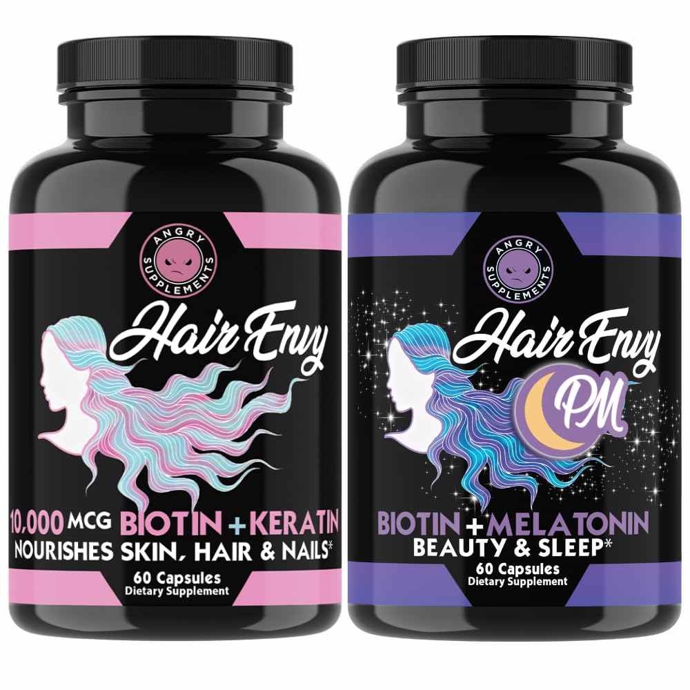 Hair Envy Day & Night Set hero image showing 2-pack box