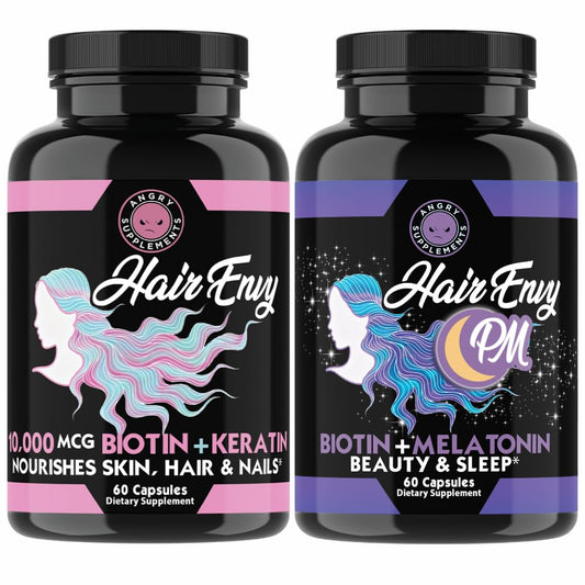 Hair Envy Day & Night Set hero image showing 2-pack box