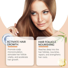 Hair Growth Ampoules sleek bottle design, modern look.