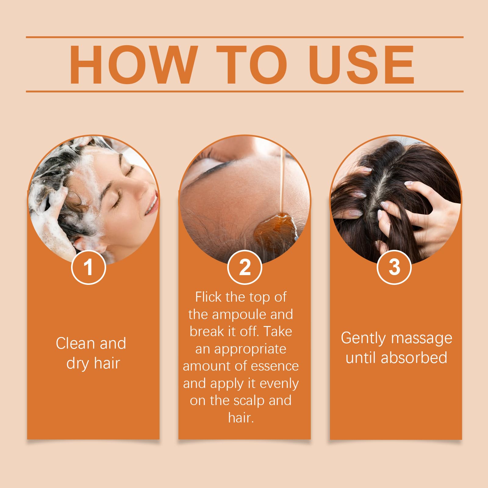 Hair Growth Ampoules for women and men, universal use.
