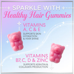 Gummies for hair growth, skin, and nails supplement