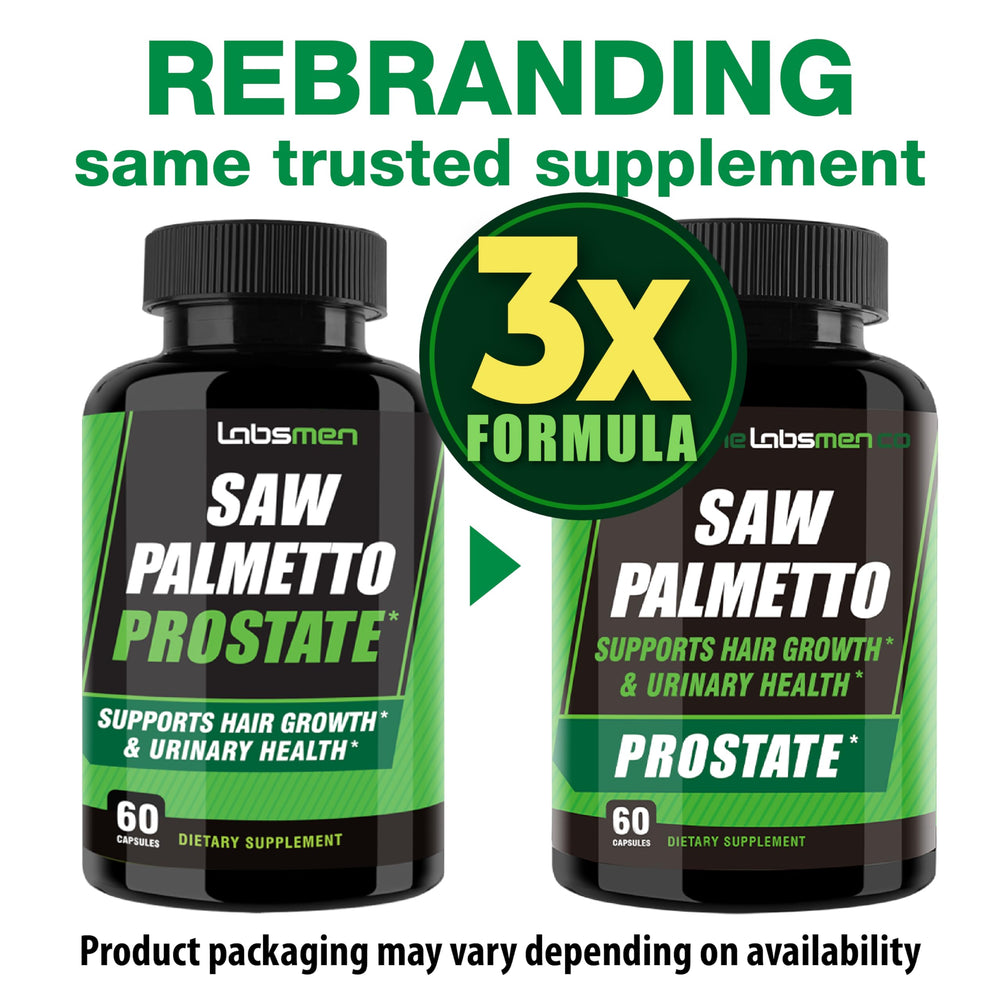 Hair growth supporting blend with saw palmetto and other natural ingredients