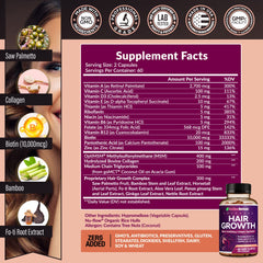 Vegetarian capsules for women's hair growth
