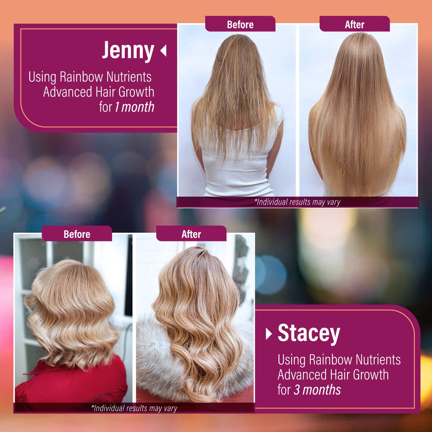 Illustration of healthy hair, skin, and nails