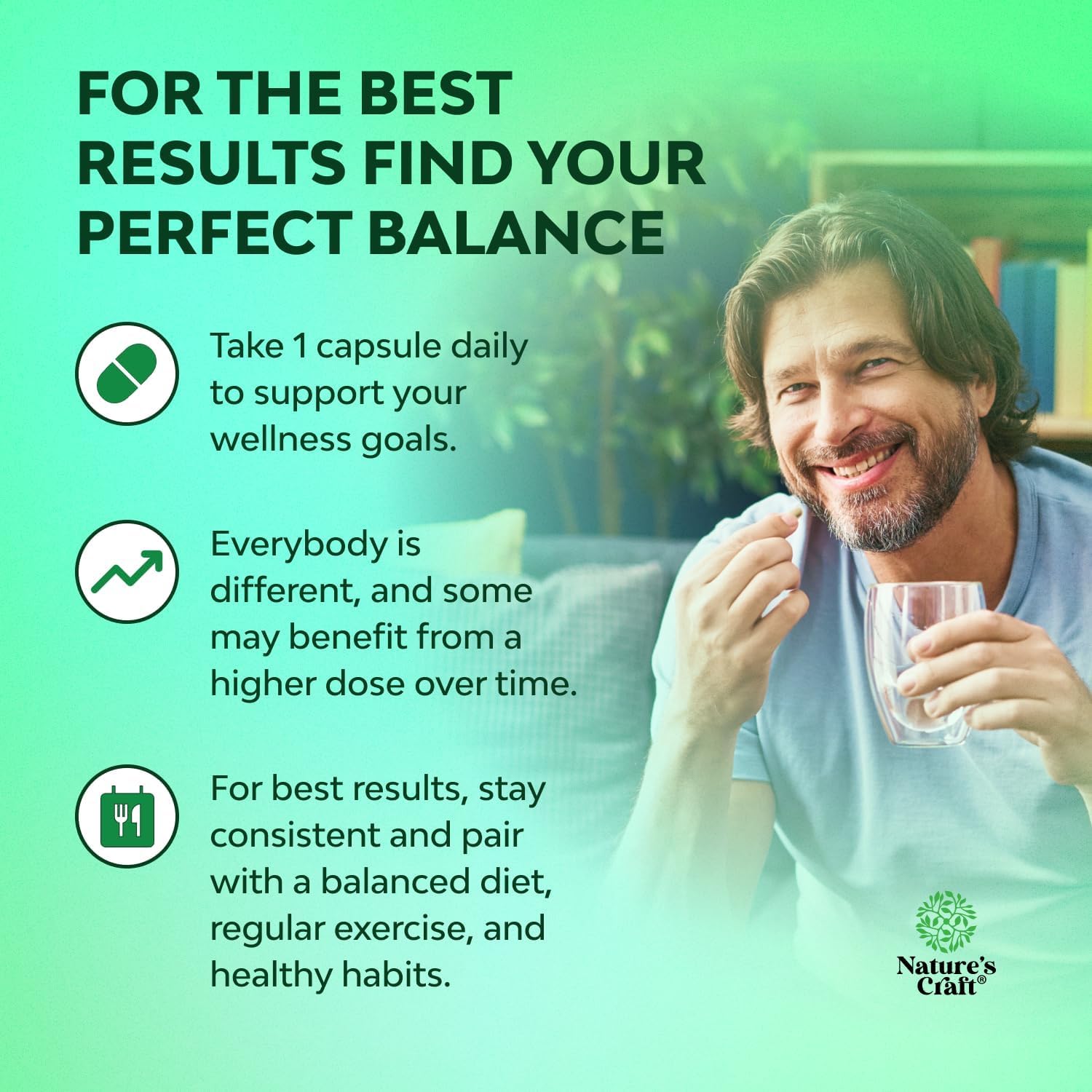 Hair health boost with saw palmetto and nutrients