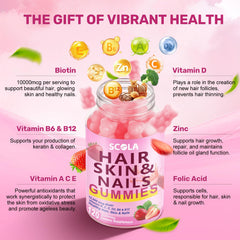 Gummy vitamins with fresh strawberries nearby