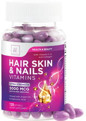 Product packaging for Hair, Skin & Nails Vitamins for Women - 120 Softgels