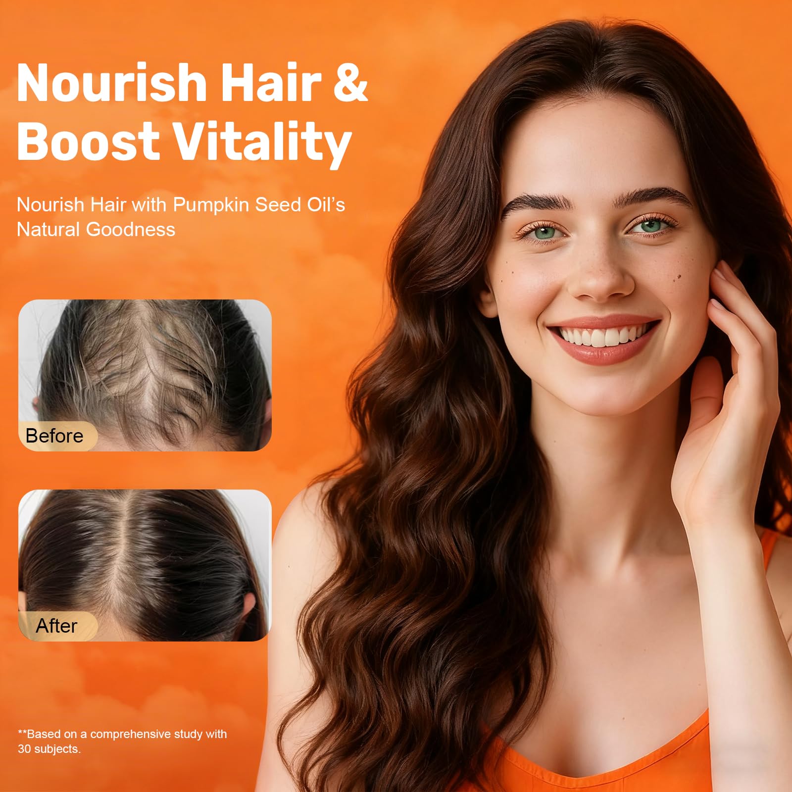 Concept image representing hair and urinary health benefits