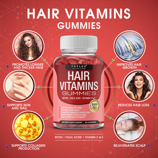Close-up of hair vitamin gummies texture