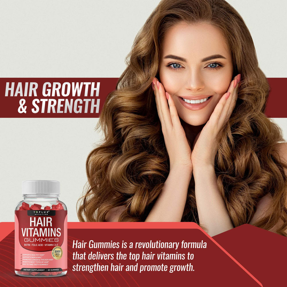 Lifestyle shot showing healthy hair and nails