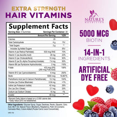 Close-up of Biotin 5000 mcg Gummies
