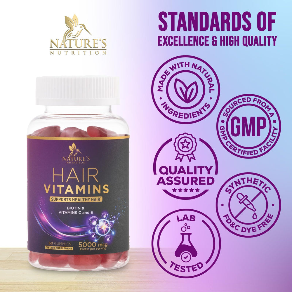 Vitamin C and Vitamin E with Zinc for hair & skin health