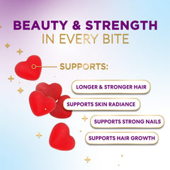 Two gummies daily routine for beauty support