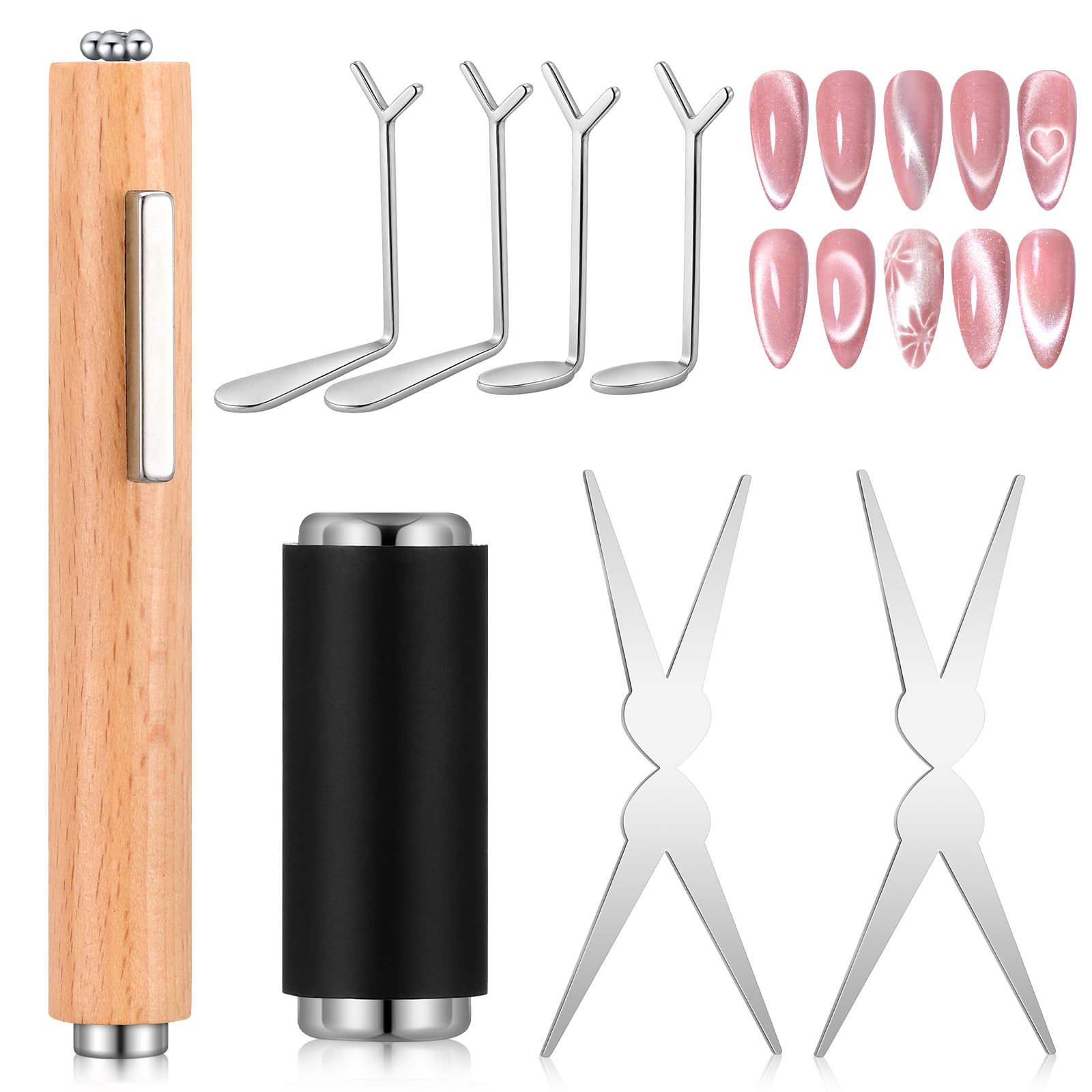 HairChrysm cat eye magnet pen for easy gradient nail art and precision control