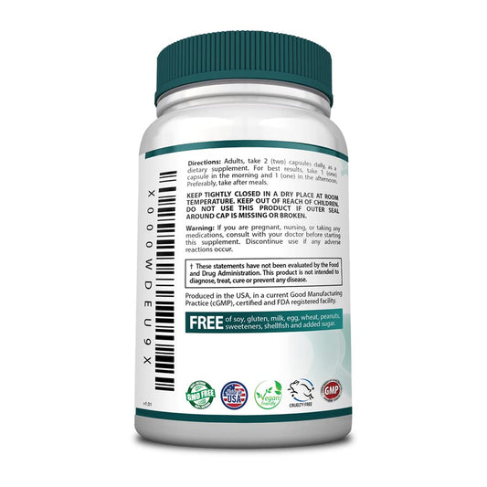 Close-up image of HairNu capsules