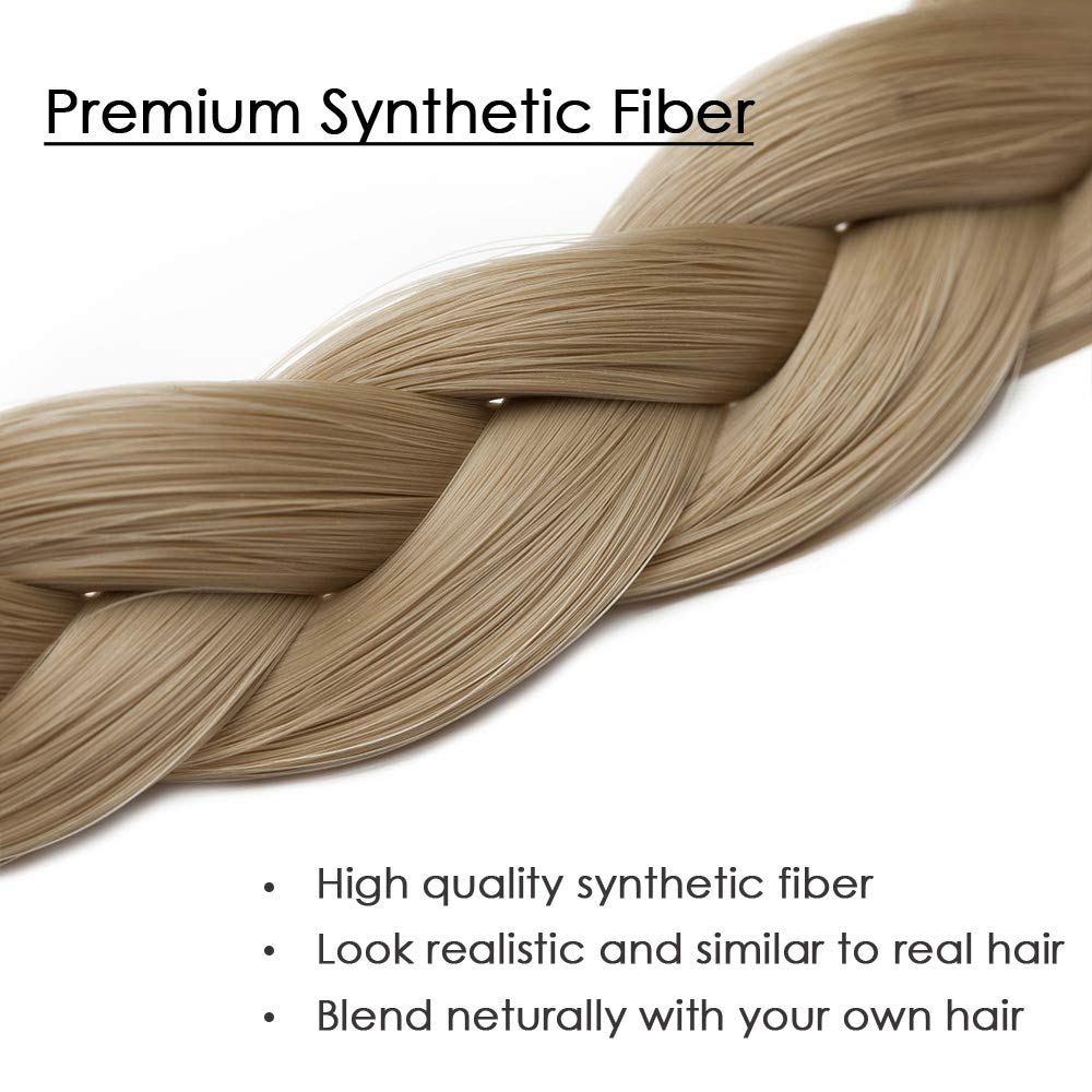 Hairro synthetic hairband easy to wear, ideal for quick styling