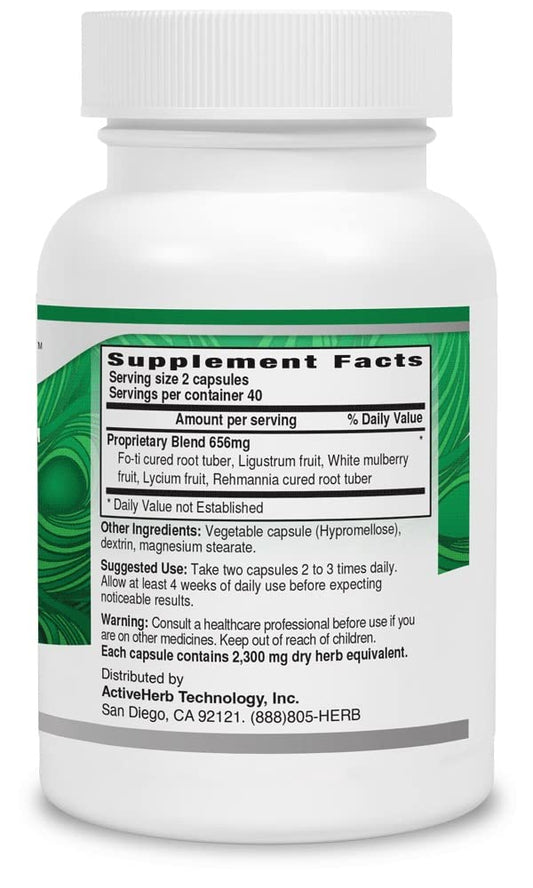Herbal remedy He Shou Wu information image for HairVive