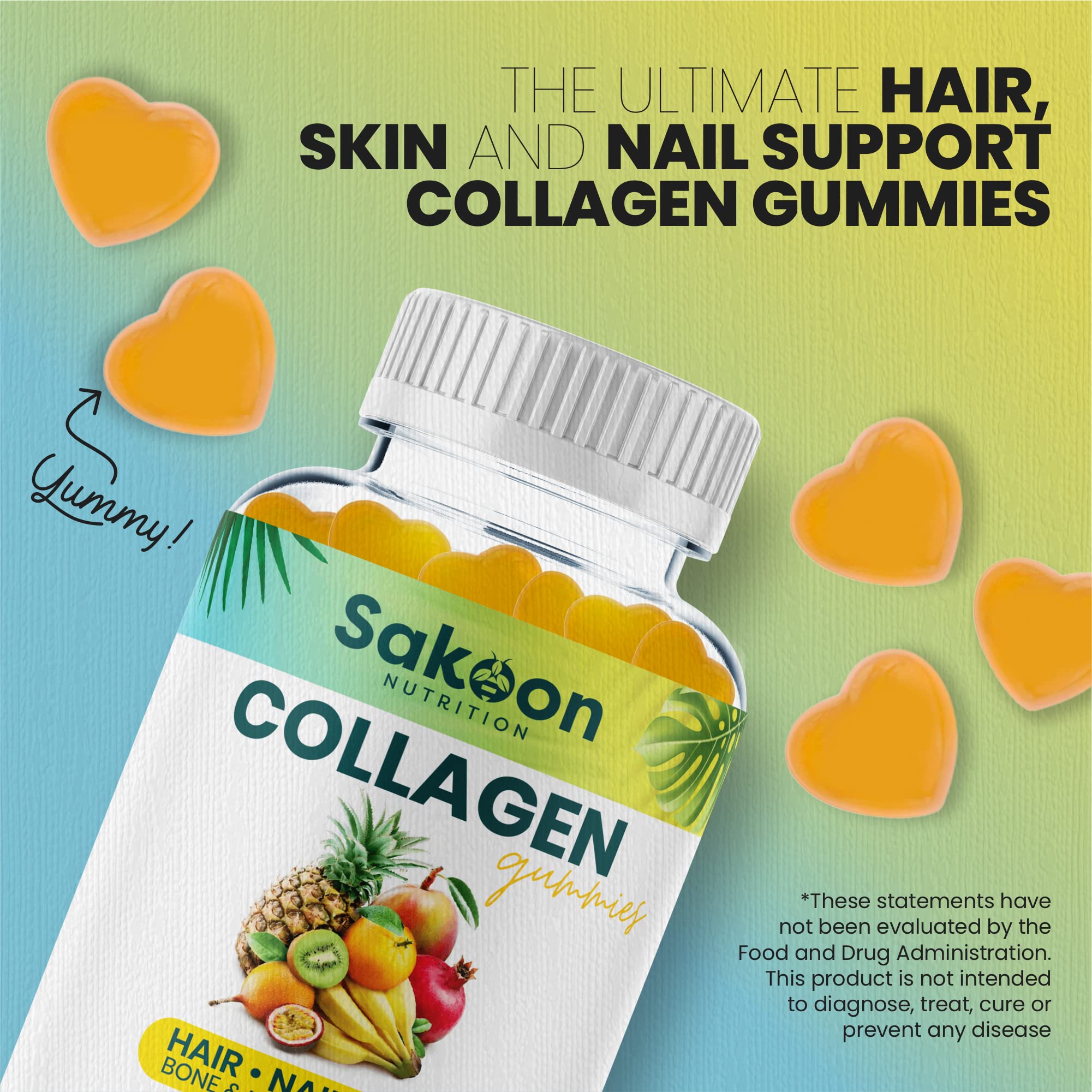Close-up of Sakoon Collagen Gummies