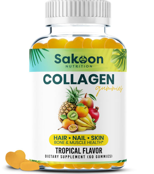 Halal Collagen Gummies bottle facing front