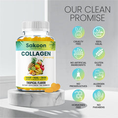 Made in USA seal on Halal Collagen Gummies packaging