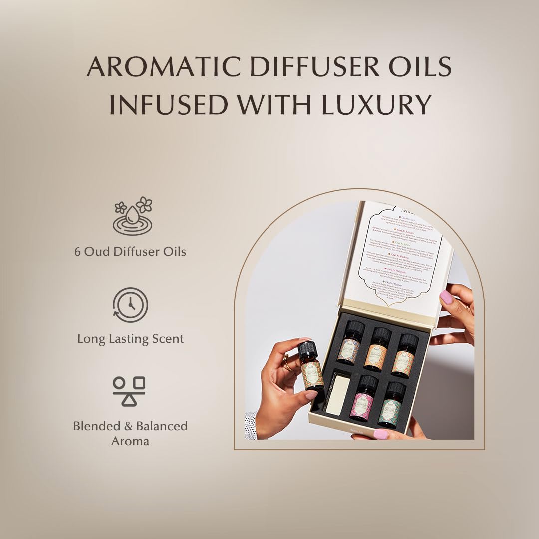 Label showing 100% pure halal oud oil