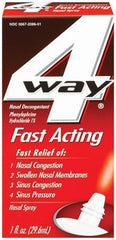 HALEON four-way nasal decongestant spray bottle for fast congestion relief and sinus support.
