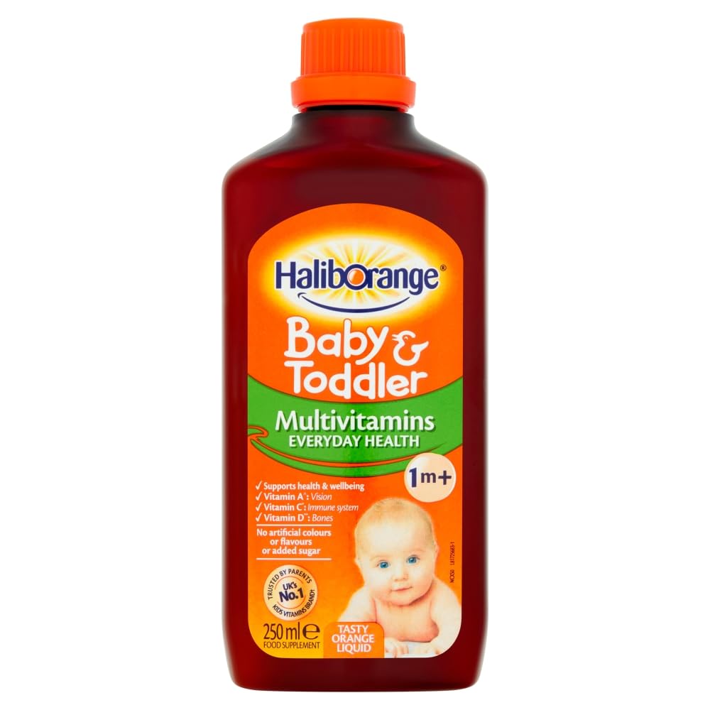 Haliborange All Natural Orange Flavour Multivitamni Liquid bottle for children