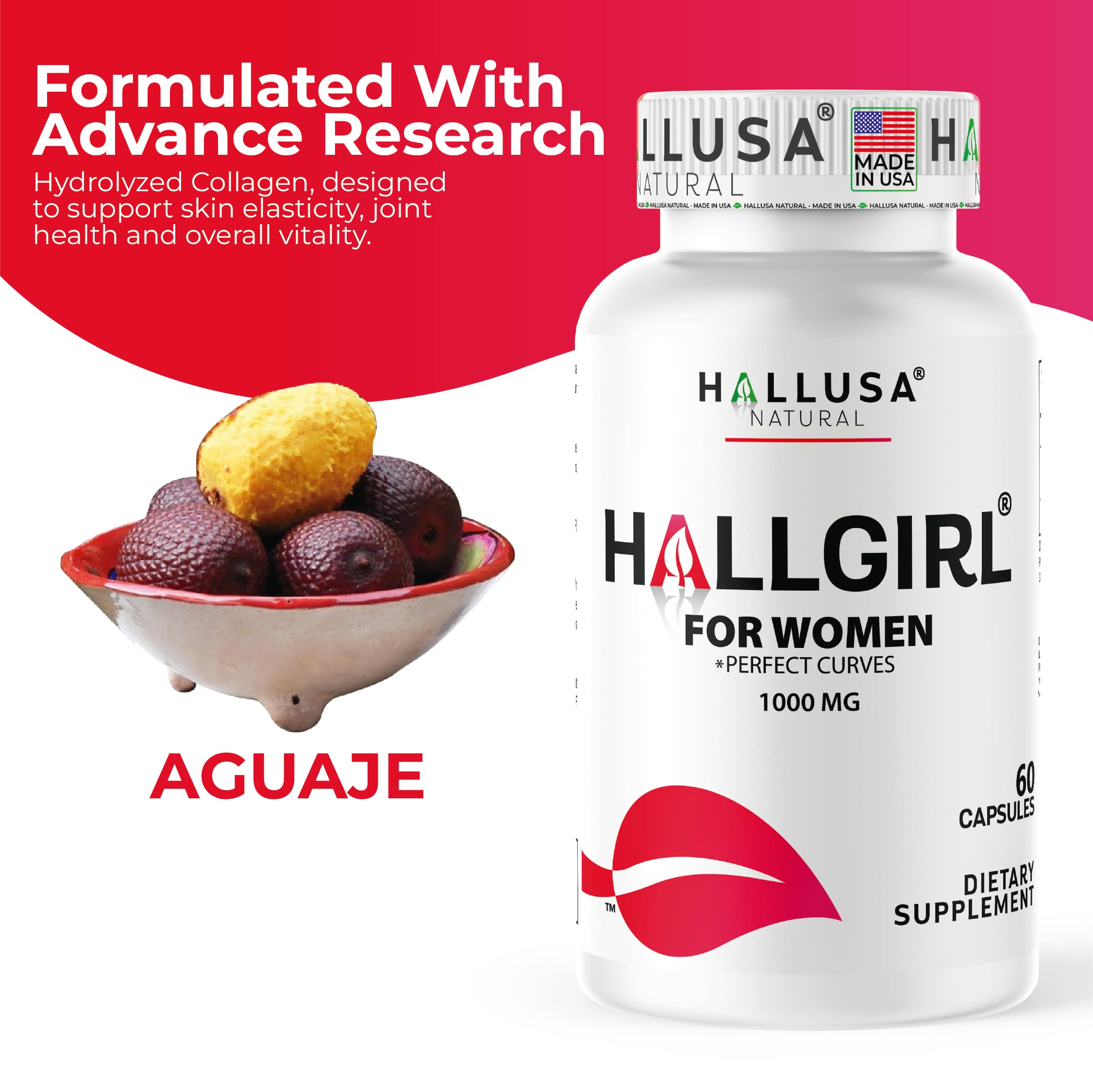 Side view of Hallusa Aguaje Curves packaging