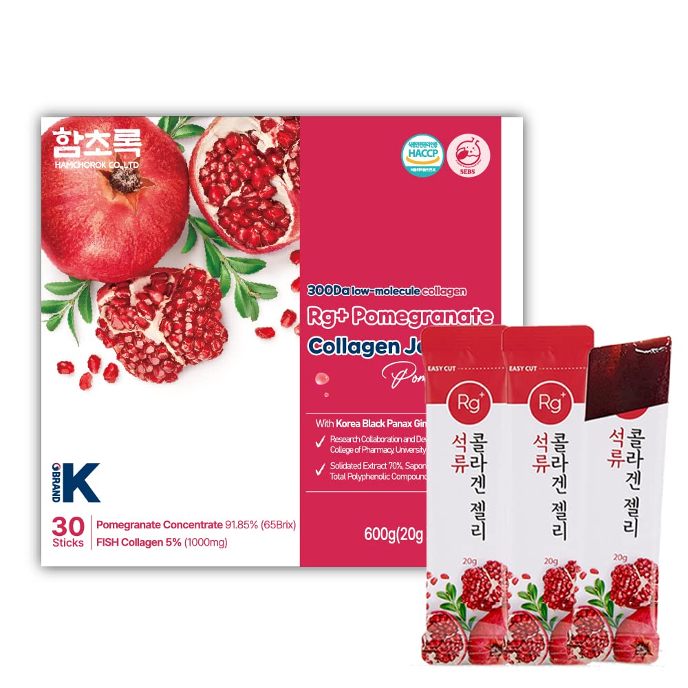 HAMCHOROK Pomegranate Collagen Jelly Stick - front view