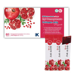 Front view of HAMCHOROK RG+ Pomegranate Collagen Jelly 20g x60 sticks