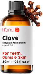 H'ana Clove Essential Oil bottle - 1.02 fl oz (hero image)