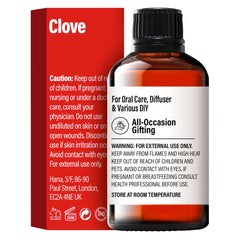 Clove essential oil for hair and scalp care
