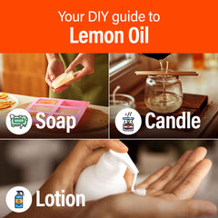 Lemon essential oil for cleaning and fresh scent