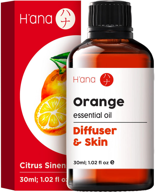 H'ana Orange Essential Oil bottle 1.02 oz