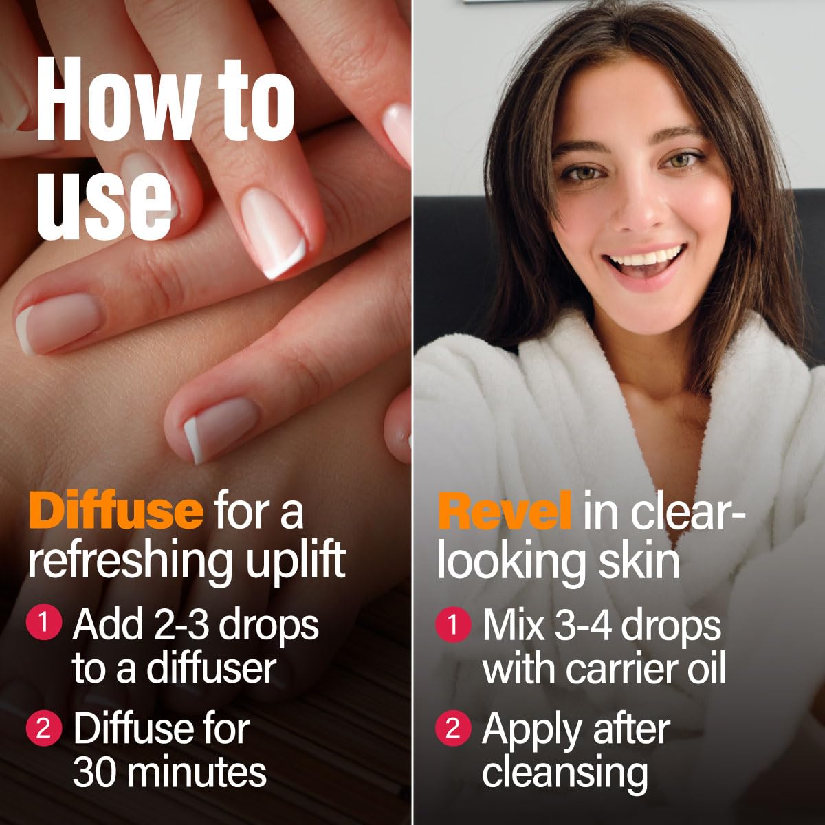 Oregano essential oil for skincare