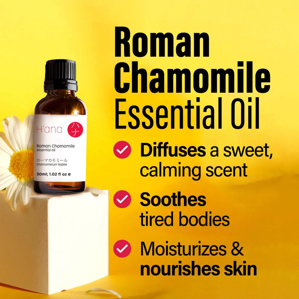 Roman chamomile essential oil for skin care